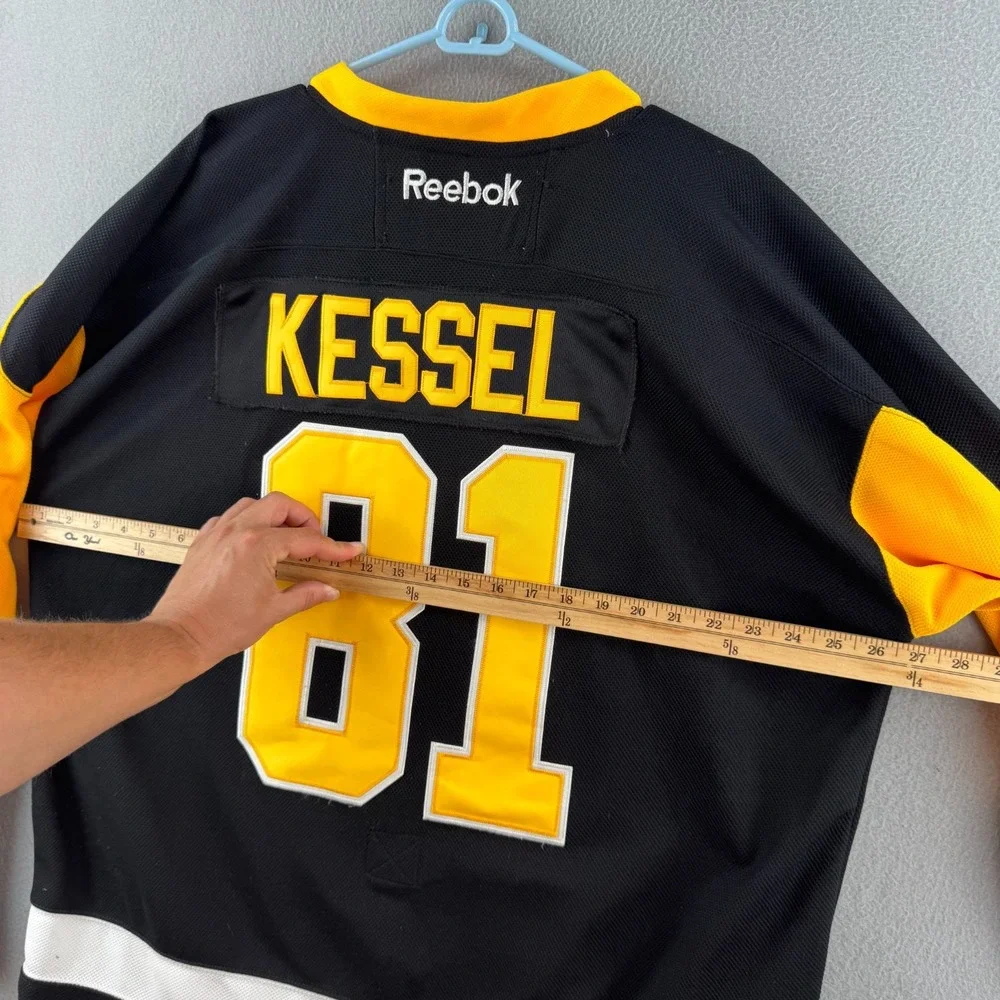 Vintage Pittsburgh Penguins Hockey Jersey 2XL Reebok Phil Kessel Fight Strap